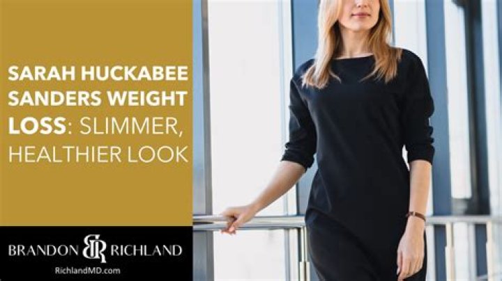 2023's Untold Truth About Sarah Huckabee Sanders Weight Loss Journey