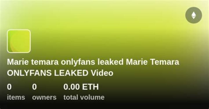 Exclusive: Marie Temara Leaked Content Emerges Online